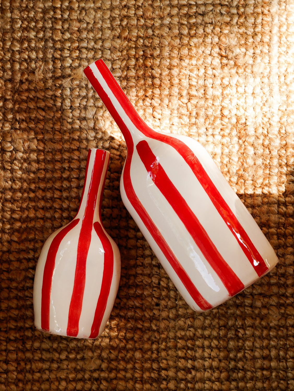 Le vase rayé - Petit modèle - Sauvage by Moïa