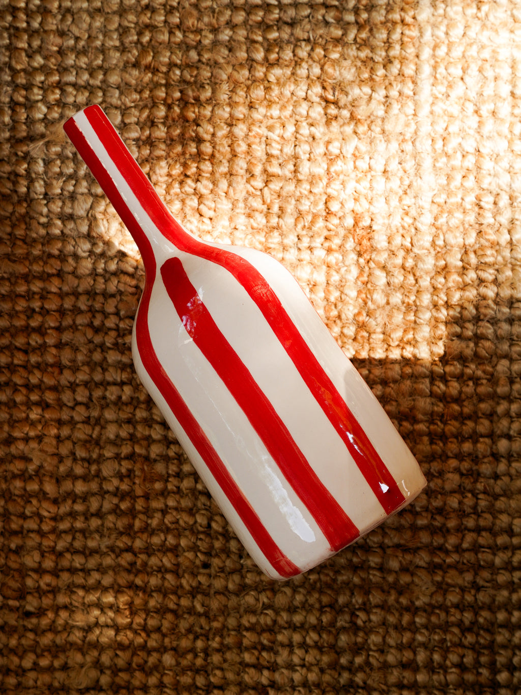 Le vase rayé - Grand modèle - Sauvage by Moïa