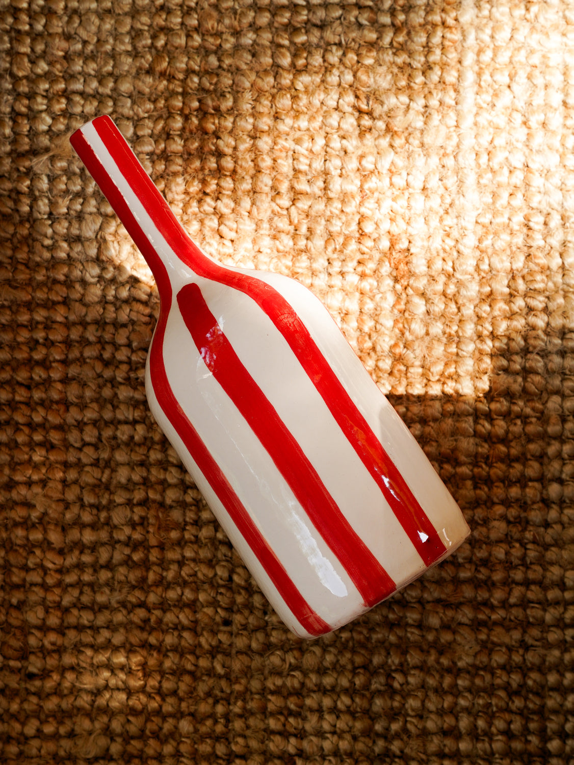Le vase rayé - Grand modèle - Sauvage by Moïa